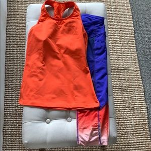 Athleta tank and capris